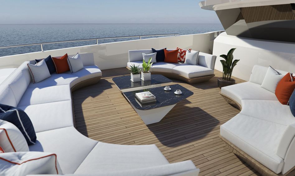 Sunseeker 50M Ocean , Deck Area