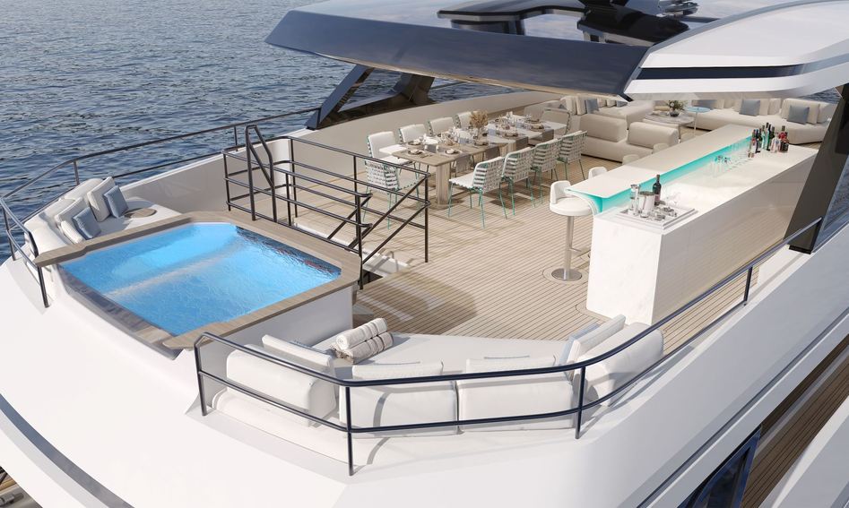 Bering 110, Fly Deck/Sportdeck