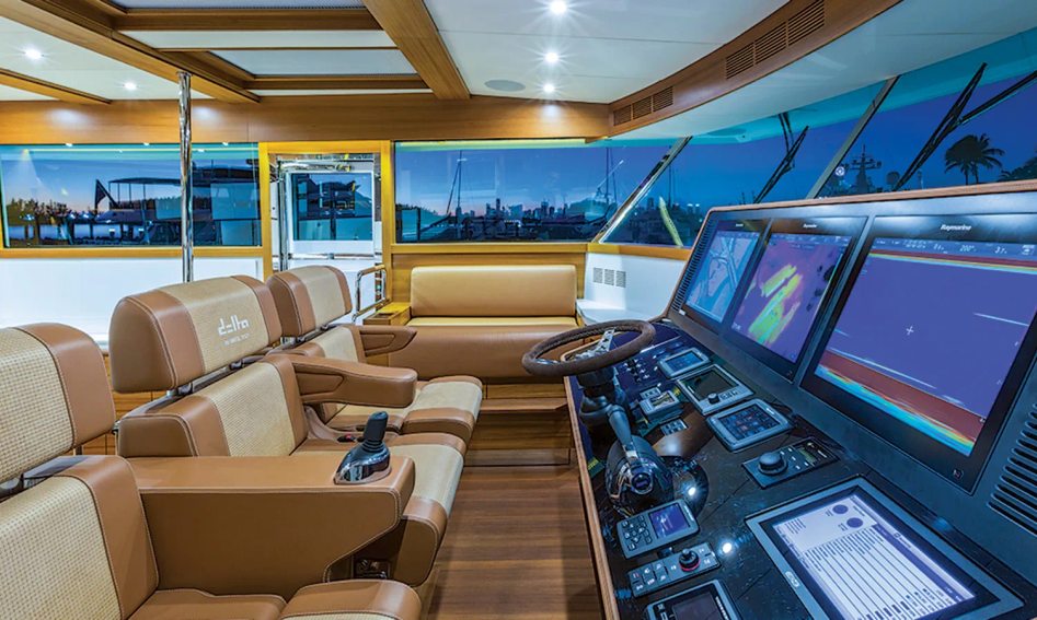 Delta Powerboats Delta 88 Carbon, Helm Station