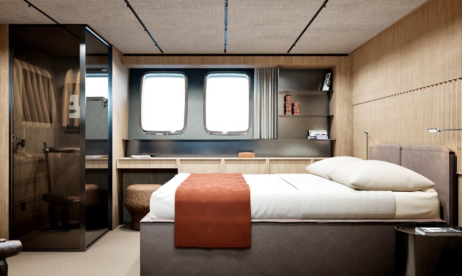 Sanlorenzo SL80 Asymmetric, Accommodation