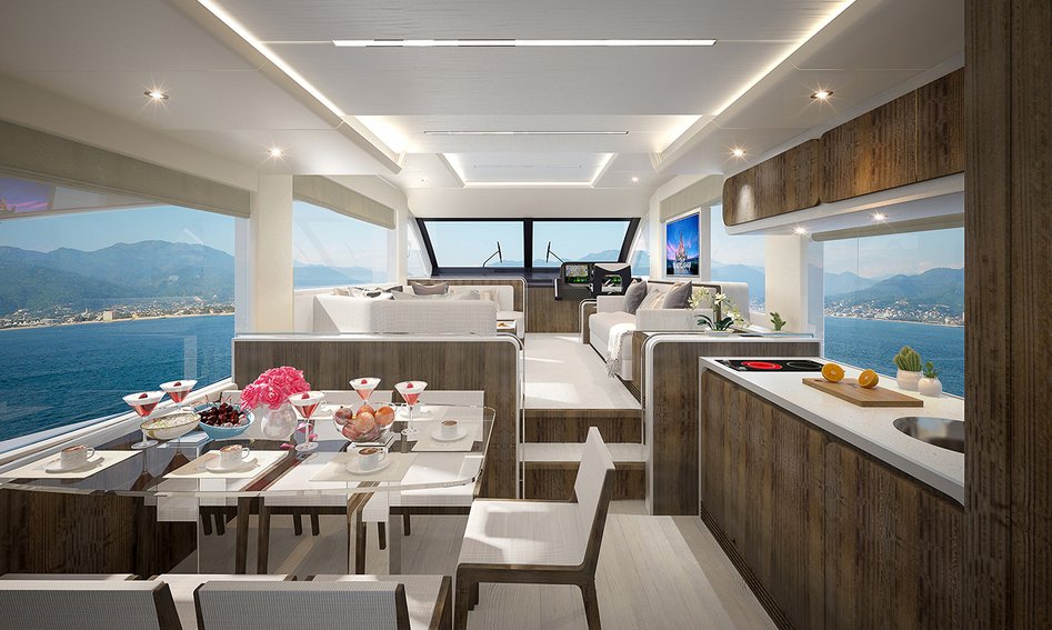 Gulf Craft Majesty 62, Interior