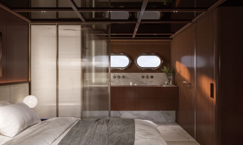 Sanlorenzo SHE , Accommodation