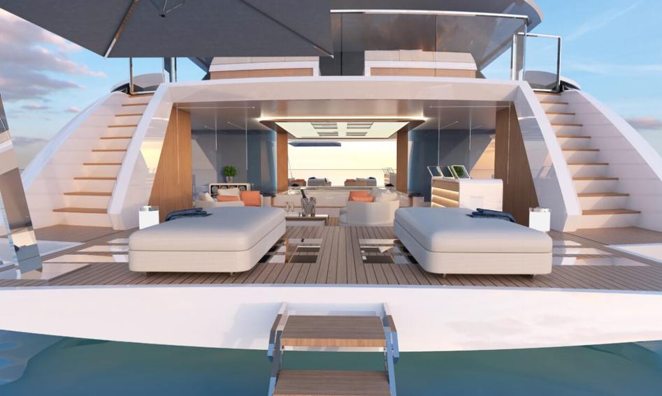 Mangusta Oceano 60, Beach Club