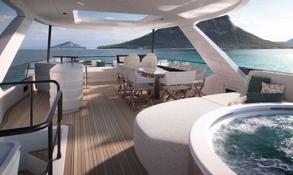 Azimut Grande 25M , Fly Deck/Sportdeck