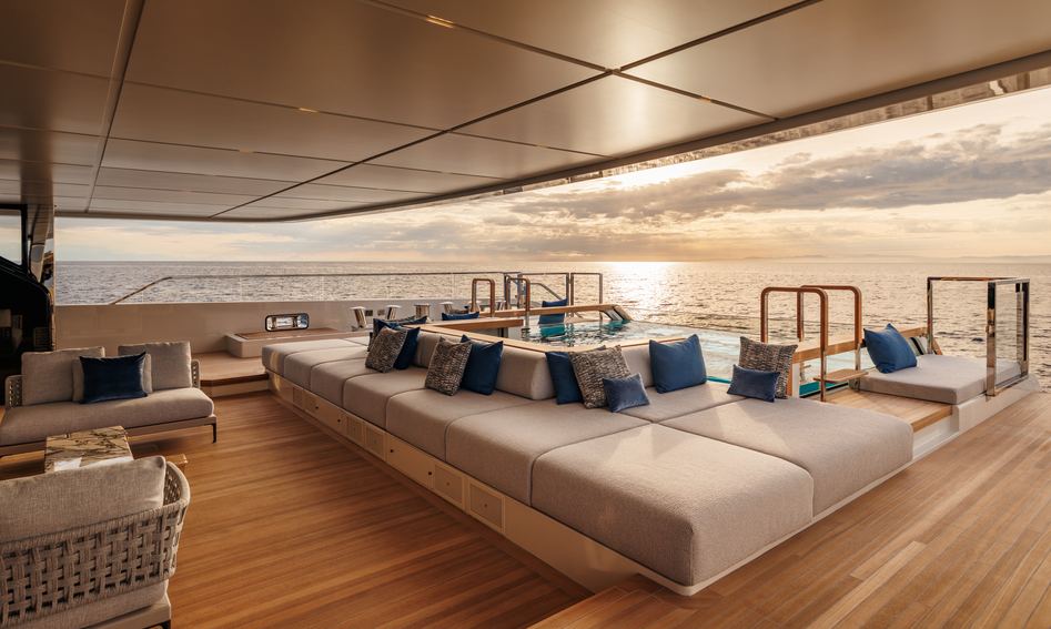 Sanlorenzo 74Steel , Deck Area