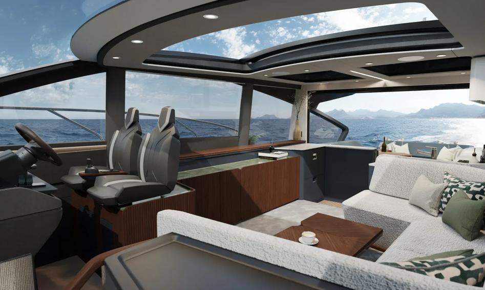 Fairline Targa 58 GTO , Helm Station
