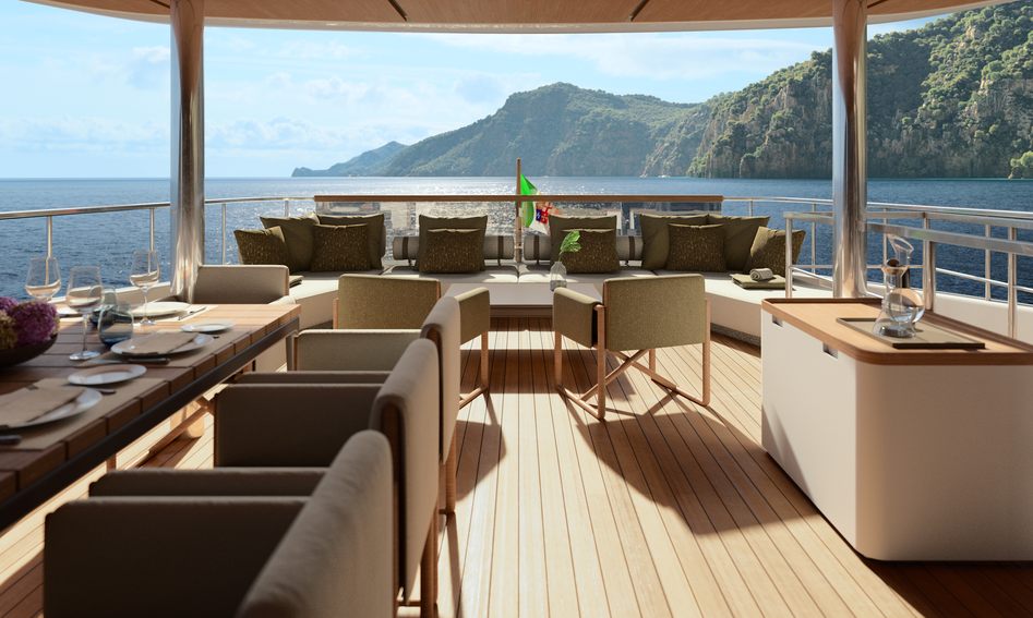 Custom Line Navetta 38, Fly Deck/Sportdeck