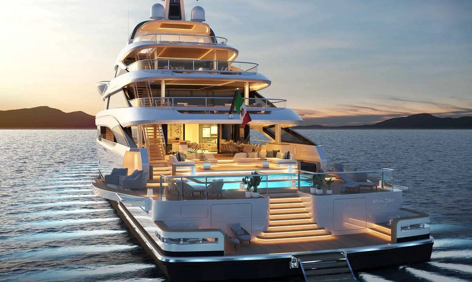 Benetti B.Now 72M Oasis, Beach Club