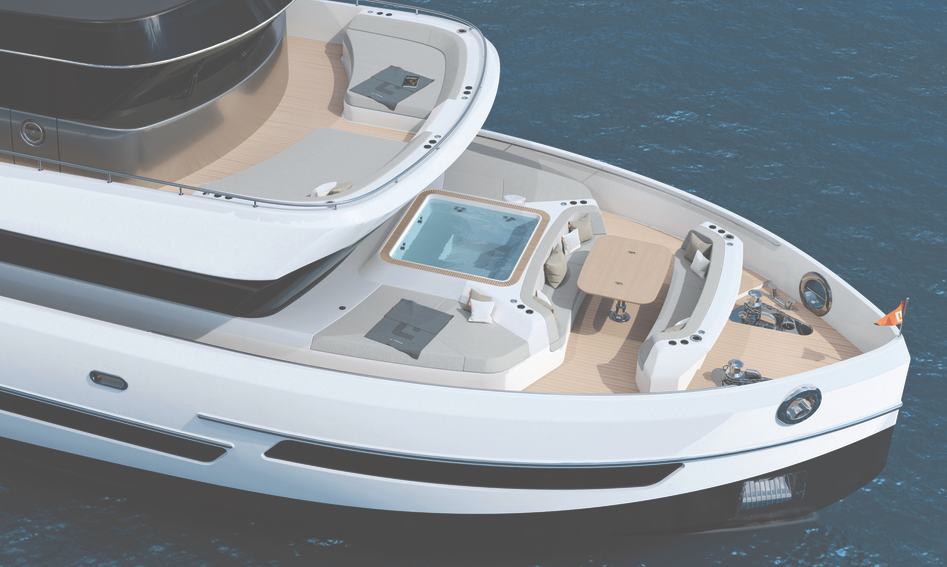 CL Yachts CLX99 , Deck Area