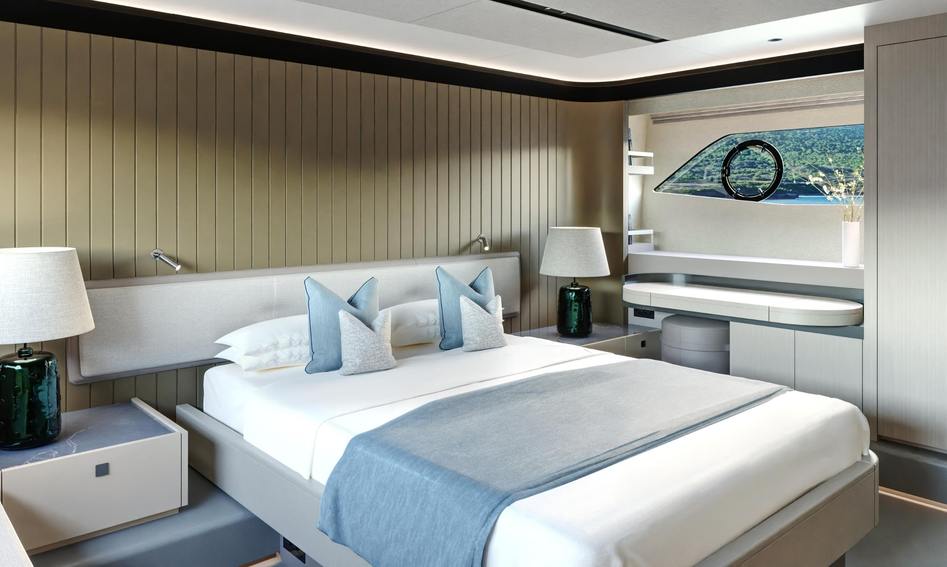 Sunseeker Manhattan 68  Gen 2, Accommodation