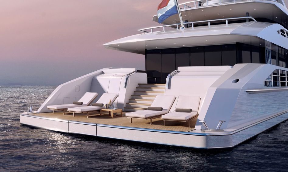 Heesen 50m Aluminium FDHF, Beach Club