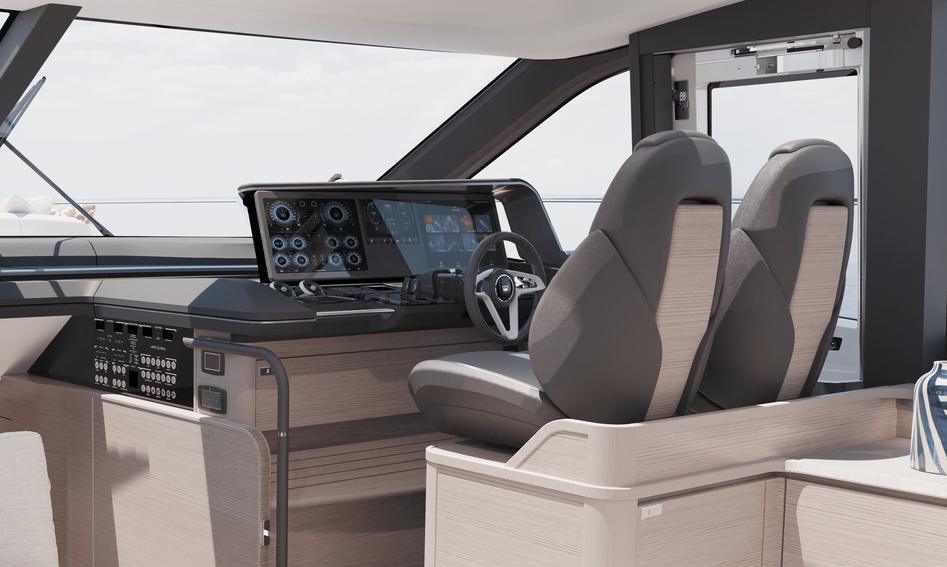 Princess V65 Mk4, Helm Station