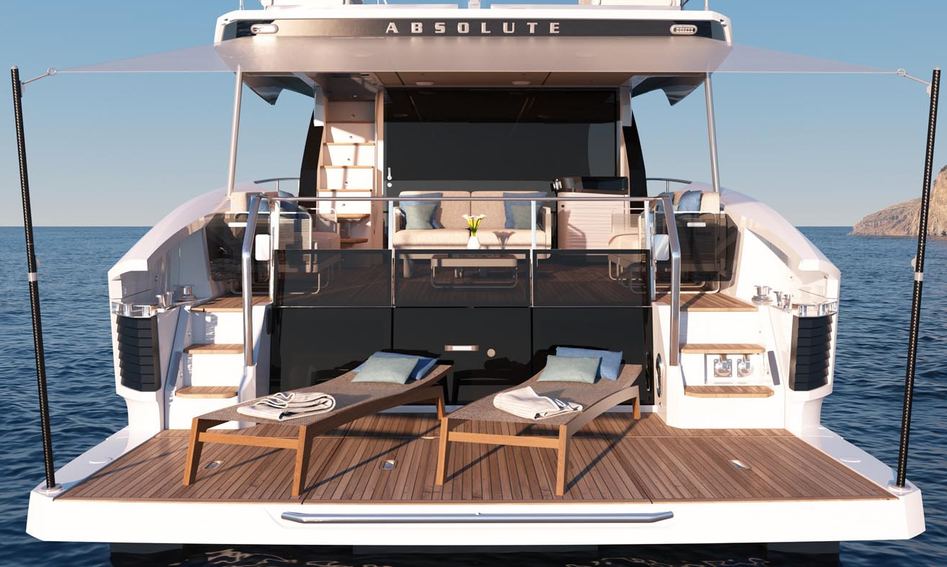 Absolute 60 FLY Mk2, Beach Club