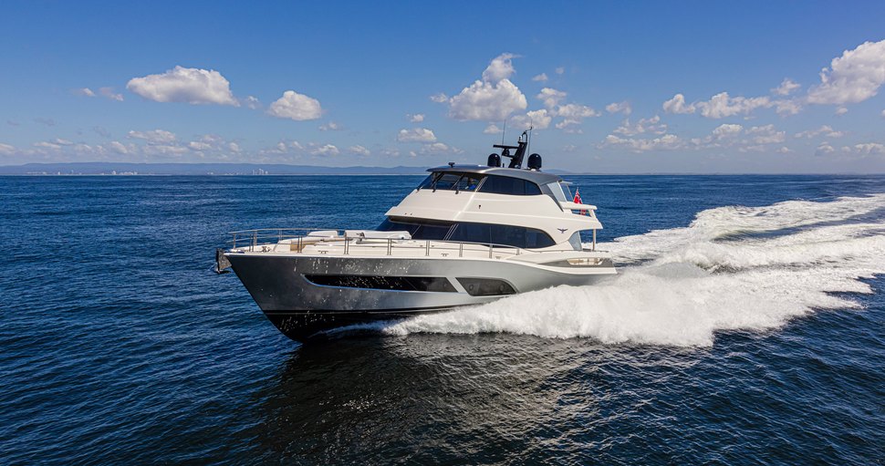                                             Riviera   78 Motor Yacht Enclosed Bridge Deck
                                        