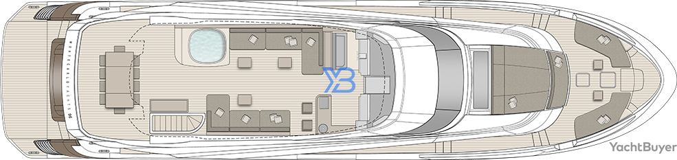 Flybridge Monte Carlo Yachts MCY 96